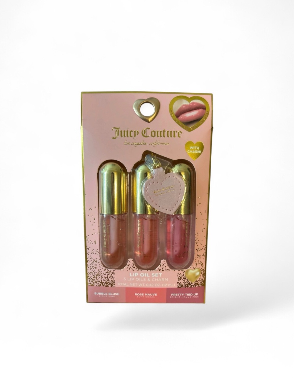 Juicy Couture Pink & Gold Lip Oil Trio